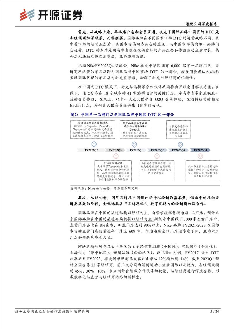 《滔搏(06110.HK)港股公司深度报告，滔搏估值探讨：效率筑高壁垒，估值重塑与成长交辉-240311-开源证券-36页》 - 第5页预览图