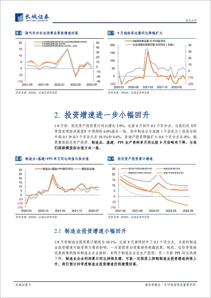 《9月份经济、外贸数据点评：经济仍在低速复苏-20221024-长城证券-15页》 - 第8页预览图