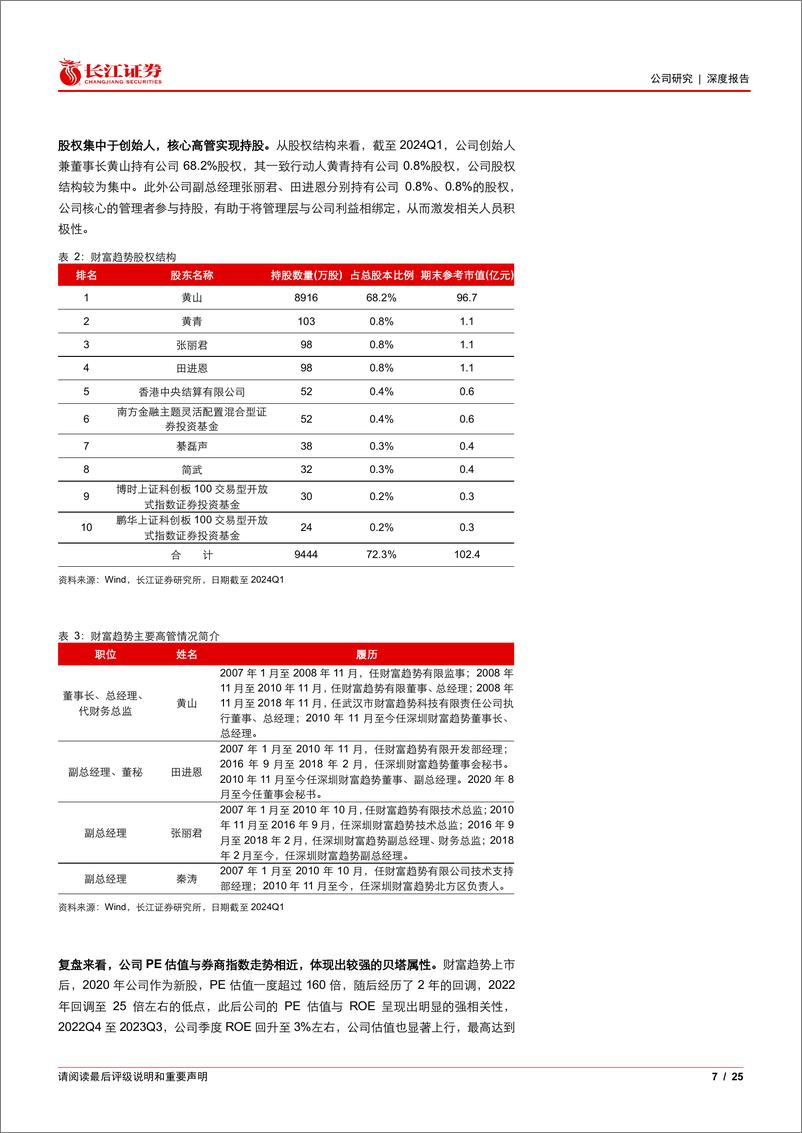 《财富趋势(688318)拥抱AI革新应用，发力C端成长可期-240607-长江证券-25页》 - 第7页预览图