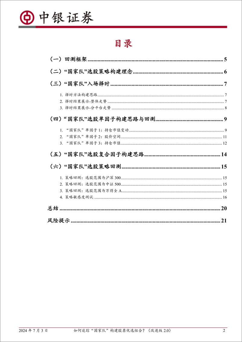 《中银证券-中银多因子选股系列-九-：如何追踪“国家队”构建股票优选组合？-改进版2.0》 - 第2页预览图