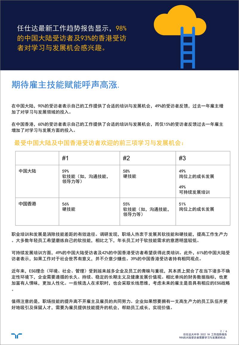 《任仕达-任仕达大中华发布2022 1H工作趋势报告-4页》 - 第3页预览图