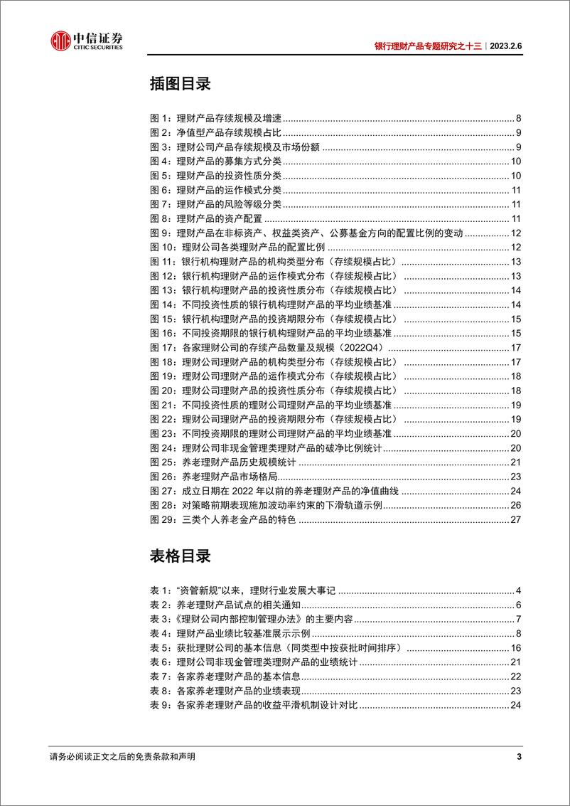 《银行业银行理财产品专题研究之十三：2022年银行理财回顾及展望，创新服务养老需求，推动行业规范发展-20230206-中信证券-29页》 - 第4页预览图