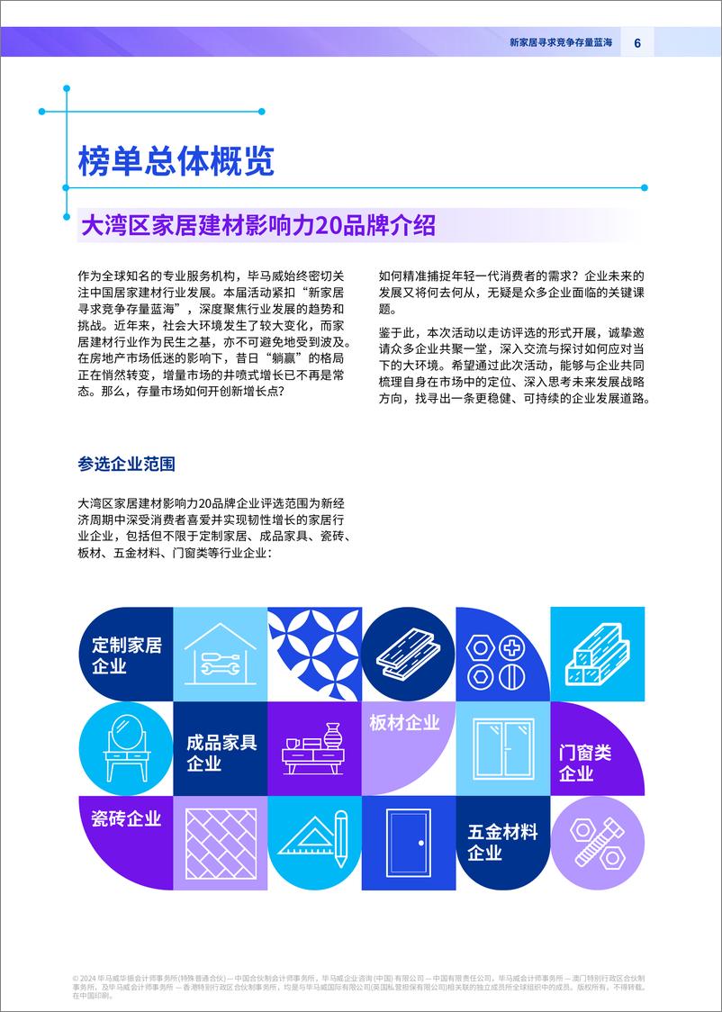 《新家居寻求竞争存量蓝海—2024大湾区家居建材影响力20品牌报告-毕马威&广东省定制家居协会-2024-66页》 - 第7页预览图