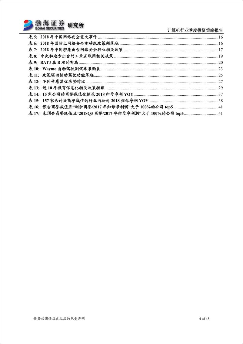 《计算机行业2019年二季度投资策略报告：多重利好因素共振，计算机行业迎来发展良机-20190315-渤海证券-45页》 - 第5页预览图