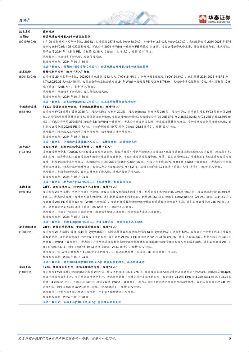 《房地产行业动态点评：六维跟踪楼市复苏月报-240702-华泰证券-11页》 - 第6页预览图