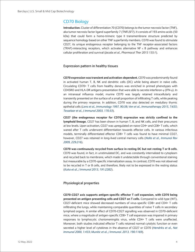 《巴克莱-美股生物技术行业-美国中小型生物技术公司：CD70深潜-2022.5.12-41页》 - 第5页预览图