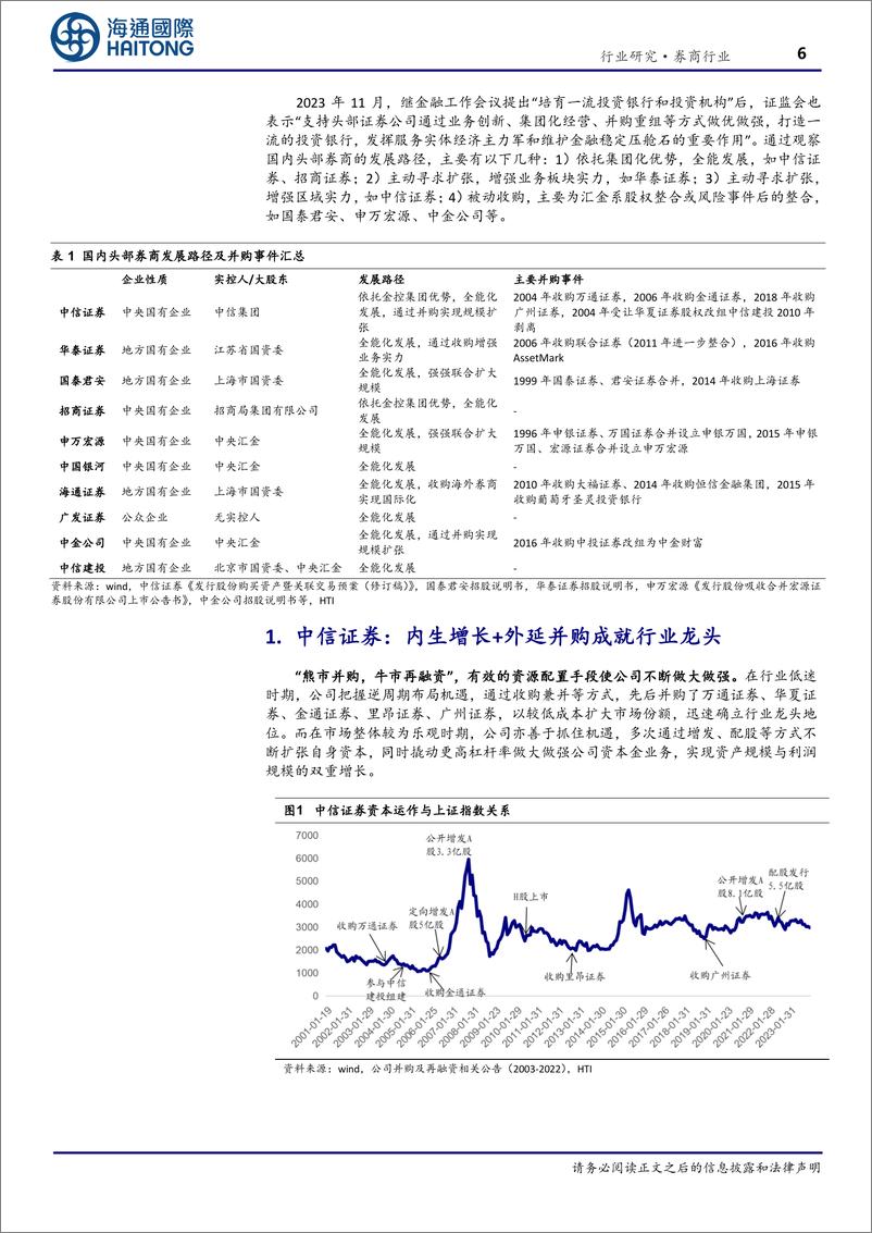 《海通国际-境内外券商发展系列专题-三-：投石问路：境内头部券商发展之路》 - 第6页预览图