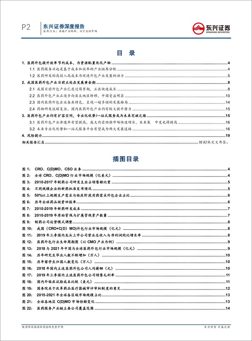 《医药行业：承接产业转移，兴于全球市场-20200331-东兴证券-21页》 - 第3页预览图