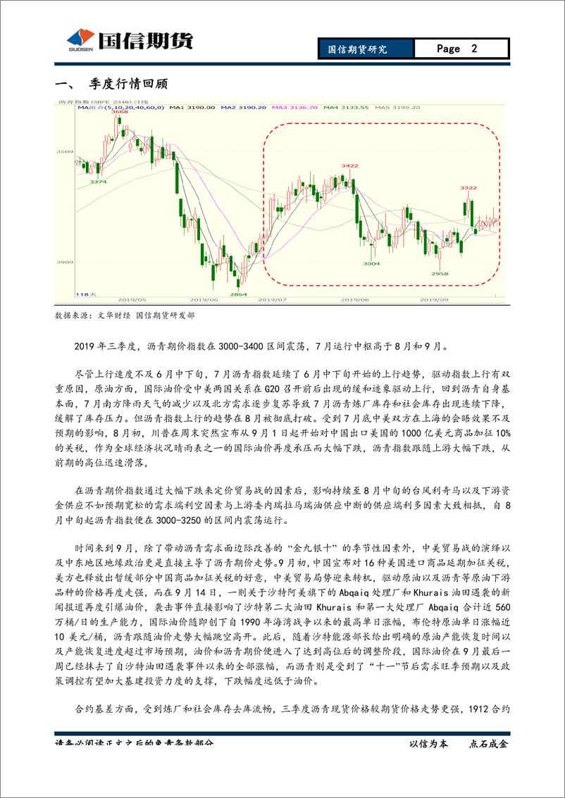 《石油沥青季：政策利好与季节性推动，沥青可逢低布局多单-20190930-国信期货-19页》 - 第3页预览图