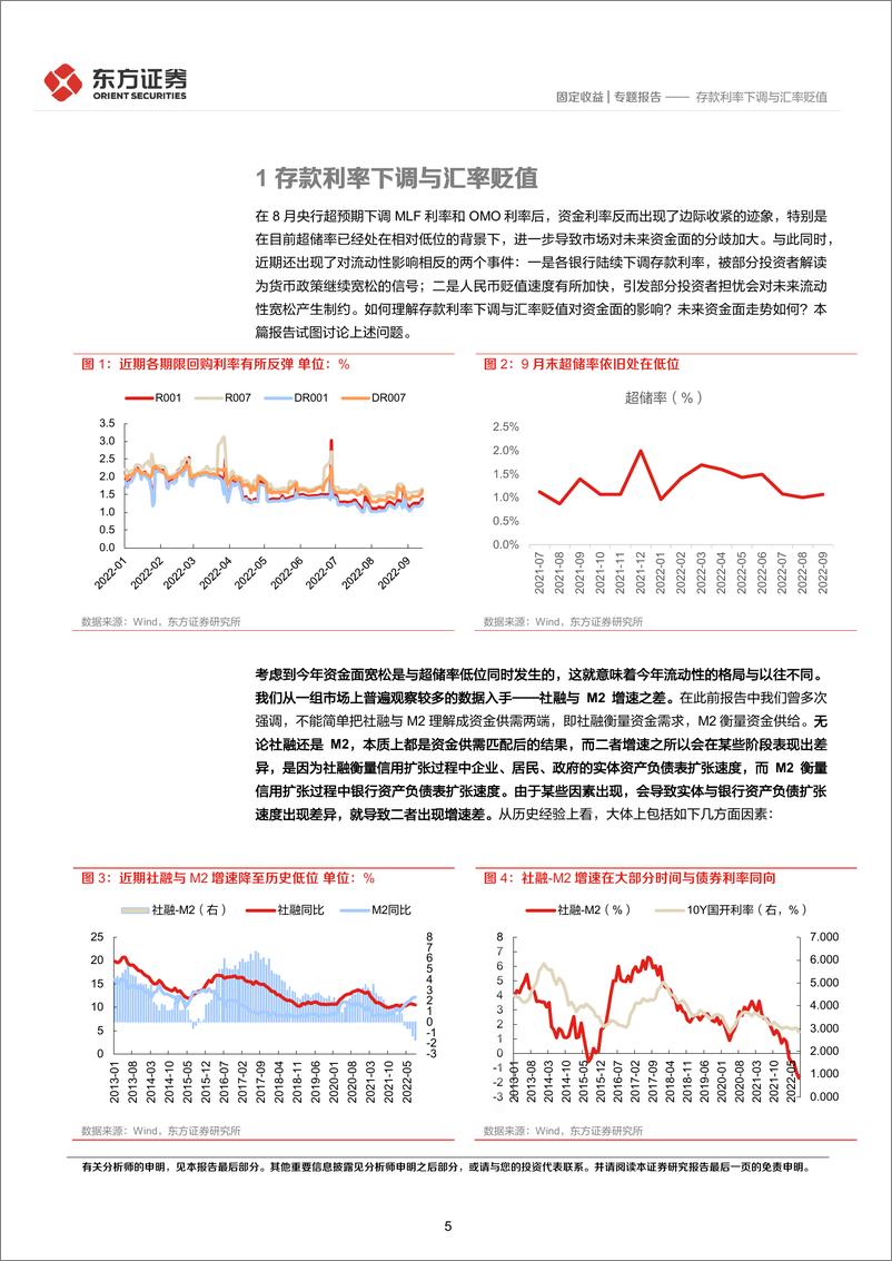 《固定收益专题报告：存款利率下调与汇率贬值-20220920-东方证券-17页》 - 第6页预览图