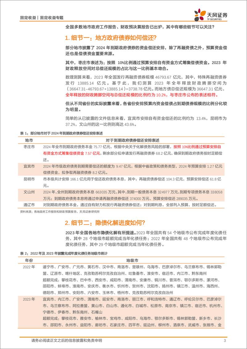 《固收信用专题：地市披露的7个化债细节-240407-天风证券-12页》 - 第3页预览图