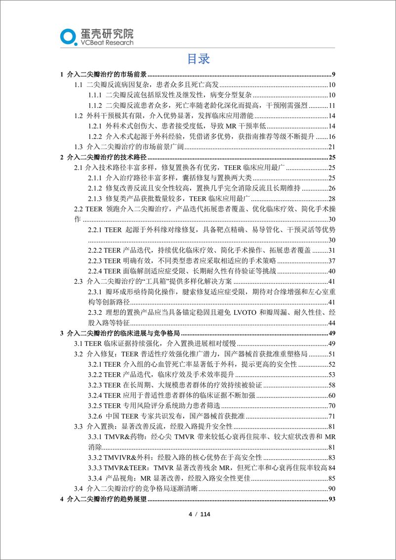 《蛋壳研究院：2024经导管二尖瓣介入治疗行业白皮书——TEER强者恒强，中国应用将驶入快车道》 - 第4页预览图