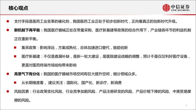 《医疗器械行业跟踪报告：新机制下再平衡，高景气下有分化-20220606-中信证券-24页》 - 第3页预览图