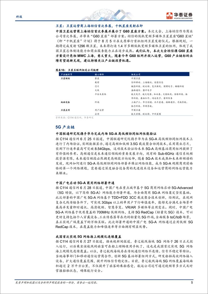 《科技行业专题研究-MWC＋2024：关注AI／低空／卫星-240701-华泰证券-22页》 - 第5页预览图