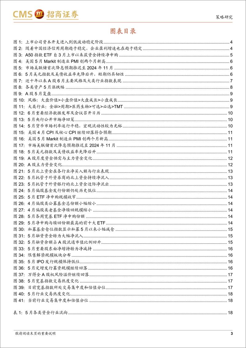 《A股流动性与风格跟踪月报(202406)：增量资金温和净流入，成长风格有望回归-240531-招商证券-20页》 - 第3页预览图