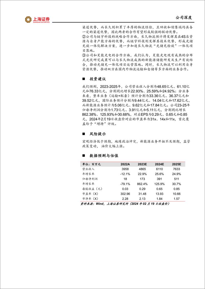 《深度报告-20240220-上海证券-长久物流-603569.SH-长久物流深度报整车物流主业凸显韧布局新能源开花结251mb》 - 第2页预览图