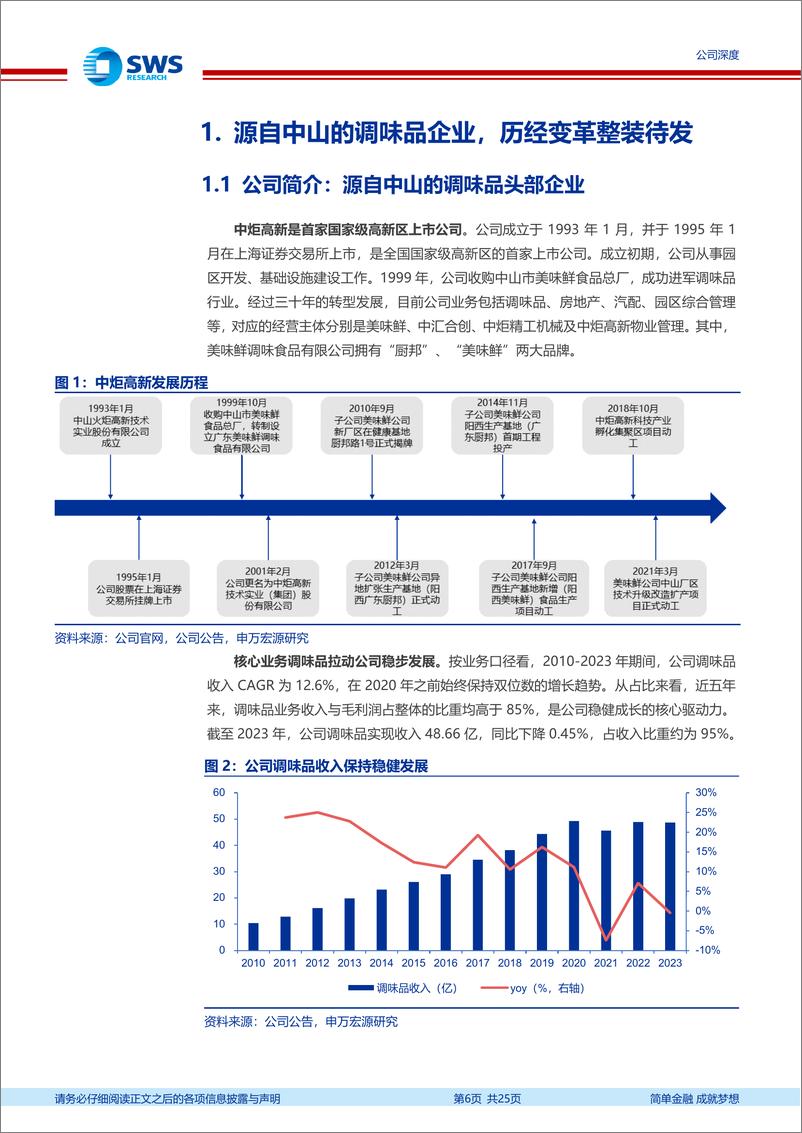 《中炬高新(600872)坚定改革创新，谋求高质发展-240626-申万宏源-25页》 - 第6页预览图