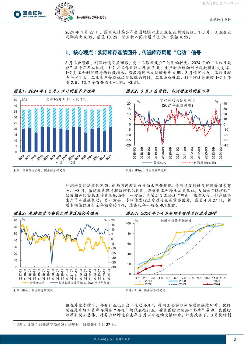 《2024年3月工业企业利润点评：库存周期“重启”？-240427-国金证券-10页》 - 第3页预览图