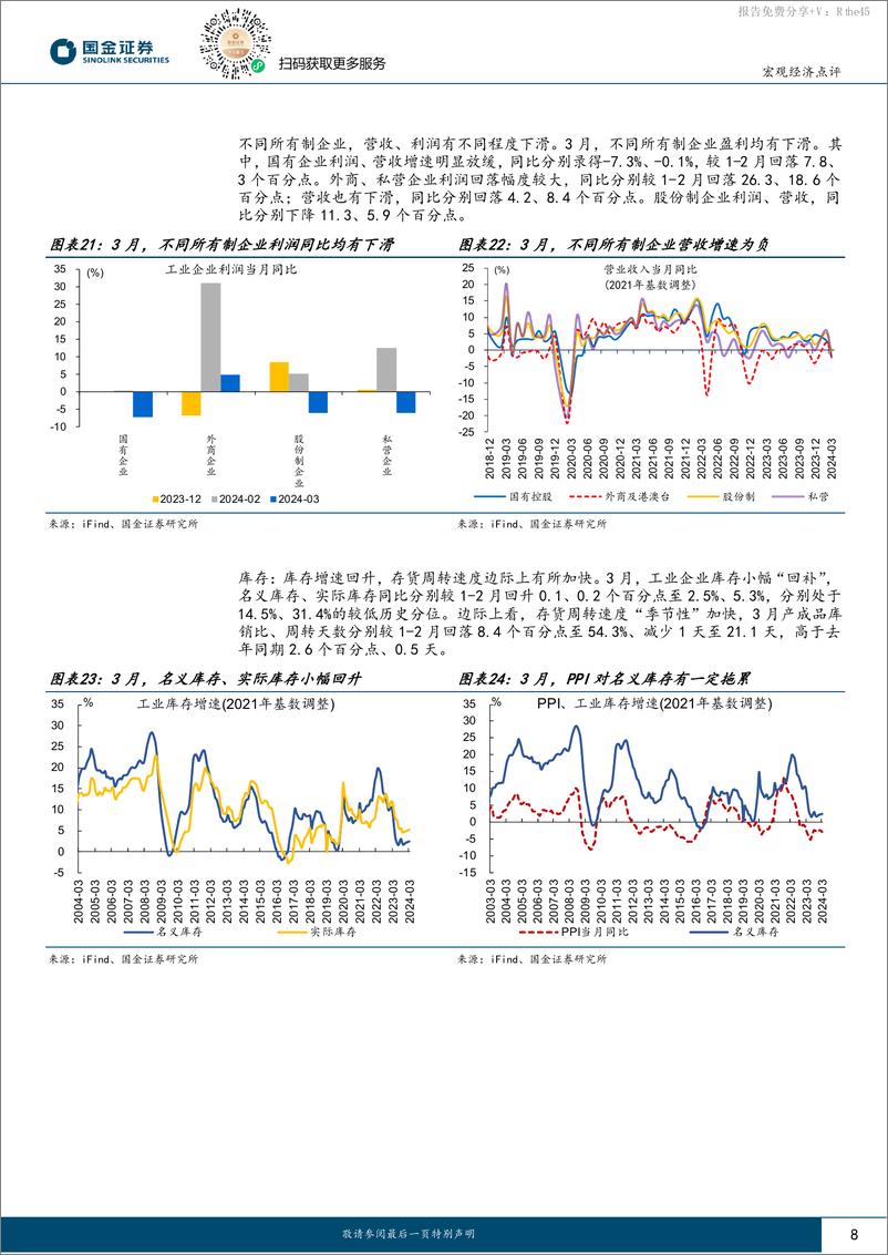 《2024年3月工业企业利润点评：库存周期“重启”？-240427-国金证券-10页》 - 第8页预览图