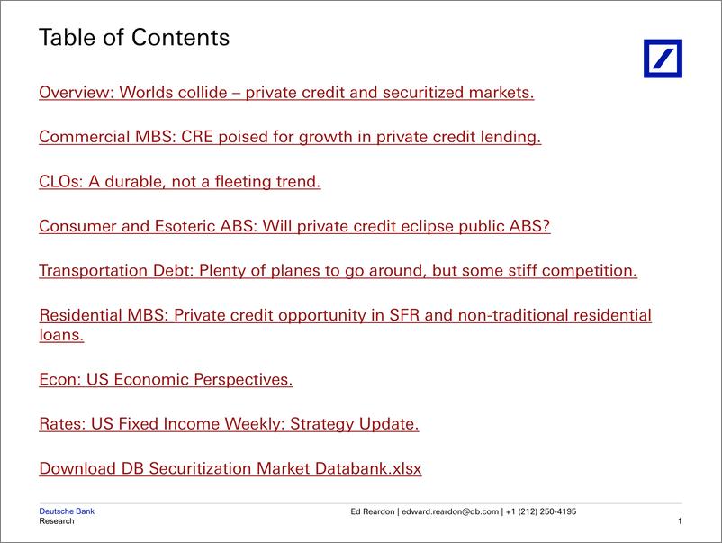 《Deutsche Bank-The Outlook Worlds Collide – Private Credit and Securitized...-107476075》 - 第2页预览图