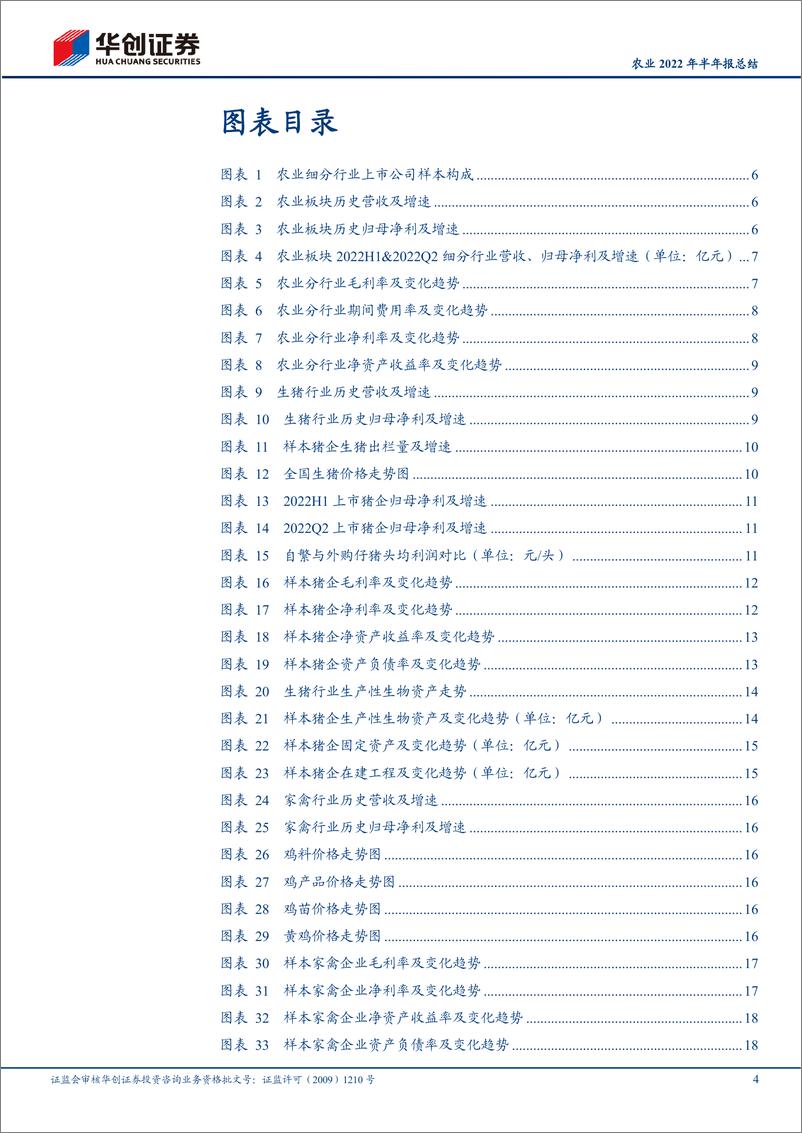 《农业2022年半年报总结：养殖景气度底部复苏，后周期迎边际改善-20220920-华创证券-37页》 - 第5页预览图