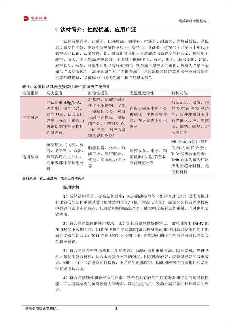 《新材料行业高端钛材专题报告：化工钛材全面复苏，航空航天钛材需求快速增长-20190124-东莞证券-14页》 - 第4页预览图