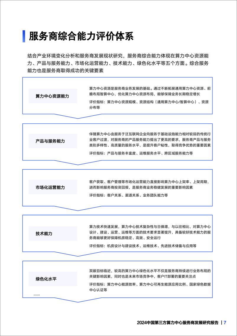 《科智咨询2024中国第三方算力中心服务商发展研究报告》 - 第8页预览图