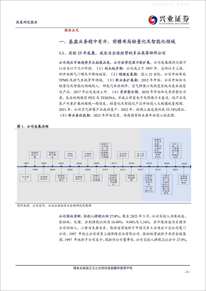 《兴业证券-保隆科技(603197)空悬传感器等放量，新成长周期启动-230508》 - 第4页预览图