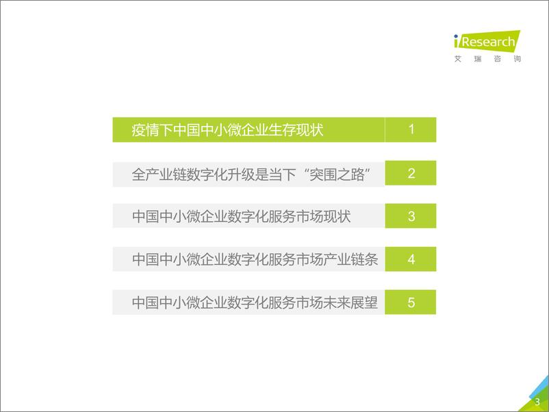 《2020年中国中小微企业数字化升级研究报告》 - 第3页预览图