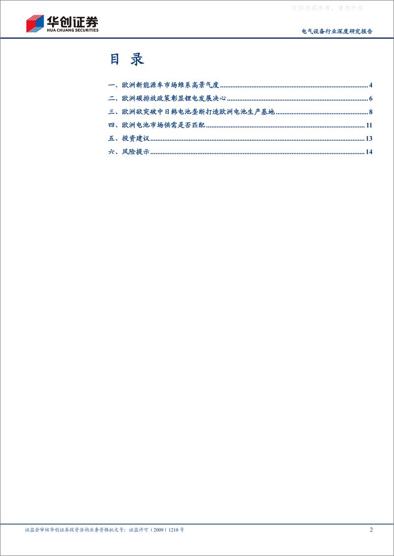 《2021年  【16页】欧洲动力电池产业展望：欧洲发展锂电决心彰显，TWh产能规划奋起直追》 - 第2页预览图