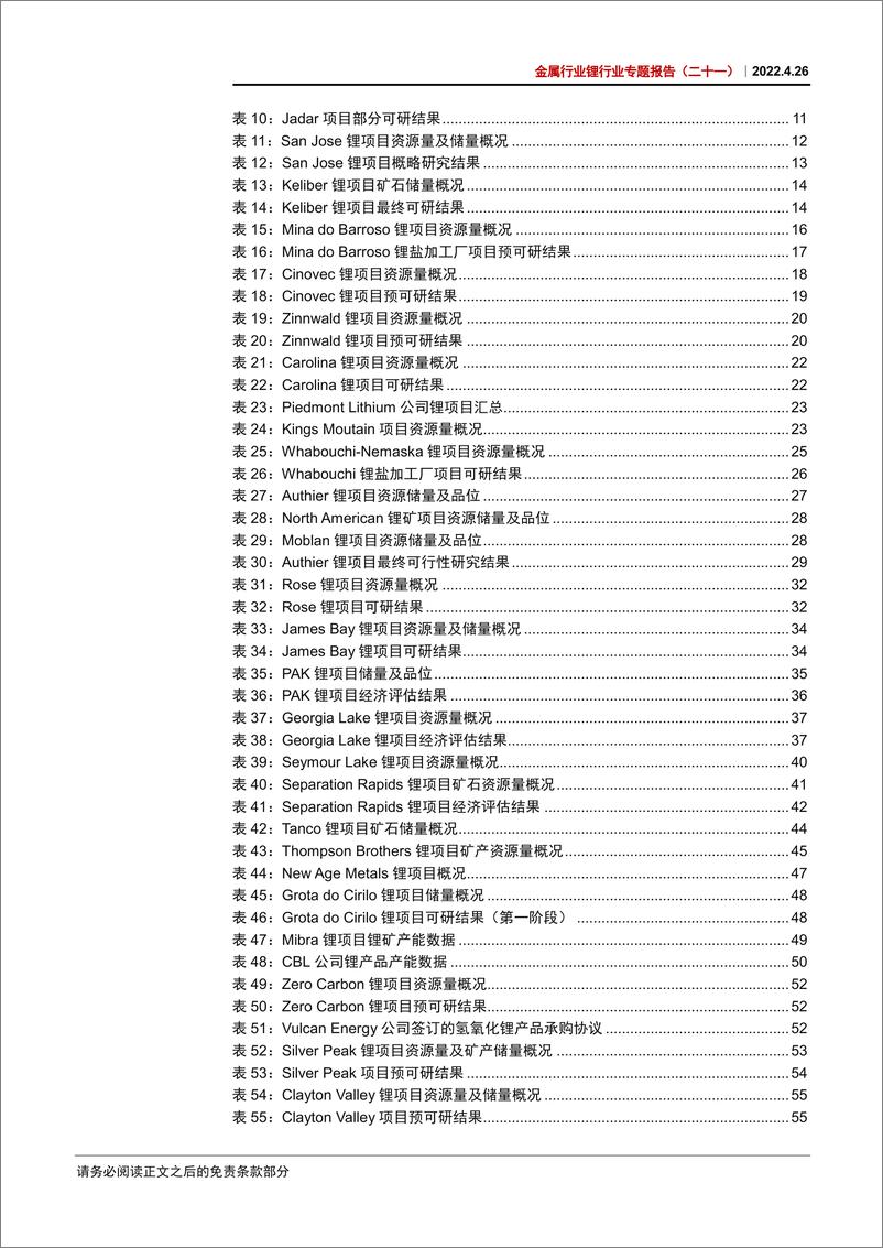 《有色金属锂行业专题报告（二十一）：欧美锂资源，野心与现实-20220426-中信证券-74页》 - 第6页预览图