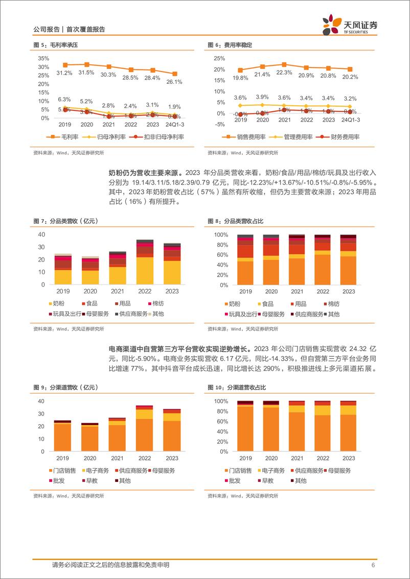 《爱婴室(603214)母婴店型优化，万代合作纵深化打开第二增长极-250108-天风证券-23页》 - 第6页预览图