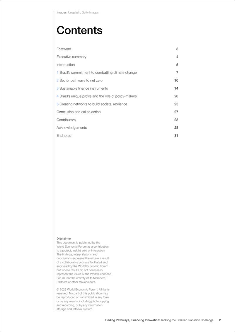 《世界经济论坛-寻找路径，融资创新：应对巴西转型挑战（英）-2023.8-33页》 - 第3页预览图