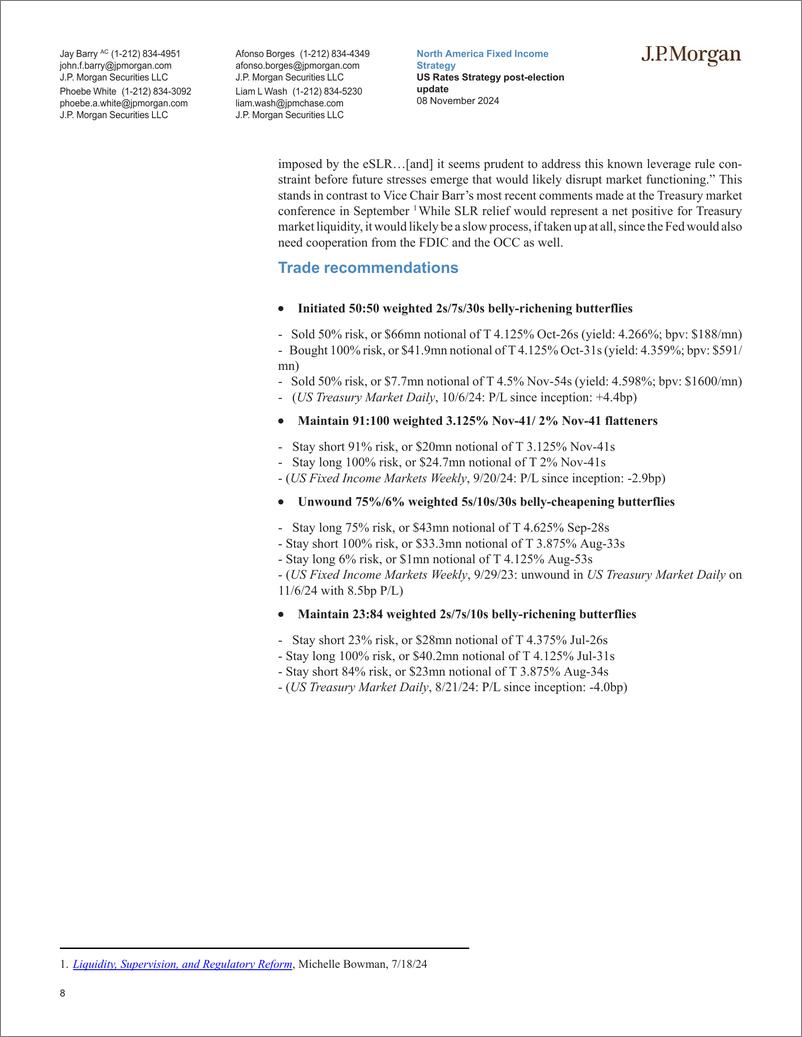 《JPMorgan Econ  FI-US Rates Strategy post-election update-111458624》 - 第8页预览图