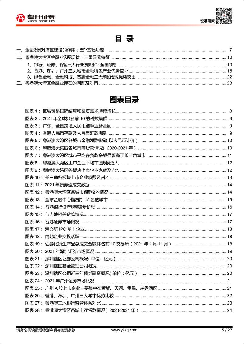 《【粤开宏观】粤港澳大湾区金融业发展的现状、问题及对策-20220902-粤开证券-27页》 - 第6页预览图