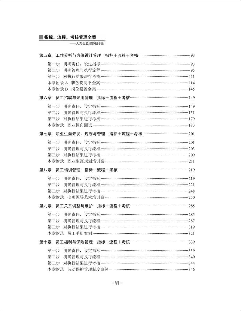 《指标、流程、考核管理全案——人力资源部必备手册》 - 第7页预览图